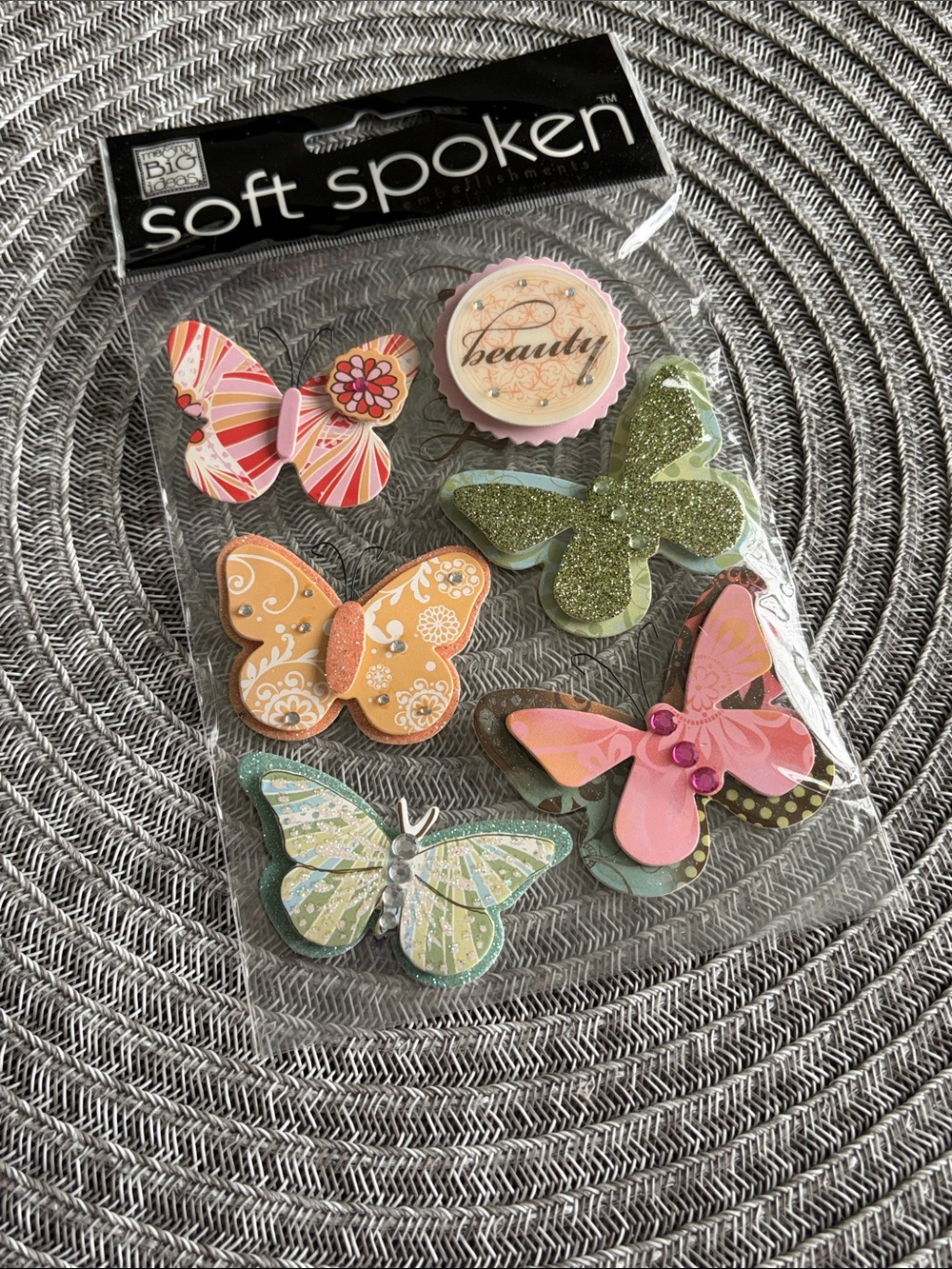 ❤️ $7 NWT Me & My Big Ideas Soft Spoken Fashion District Butterflies